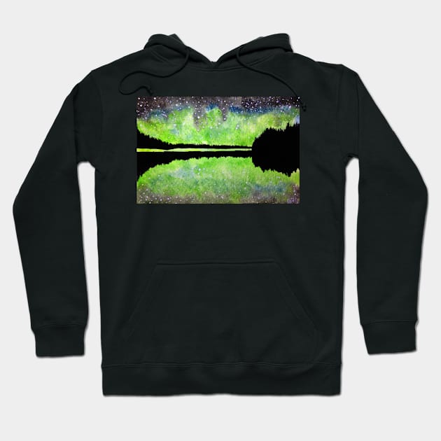 Night Sky (Landscape) Hoodie by GabCJ